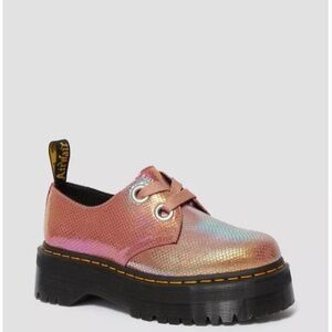 Dr. Martens Holly Iridescent Platform Shoe